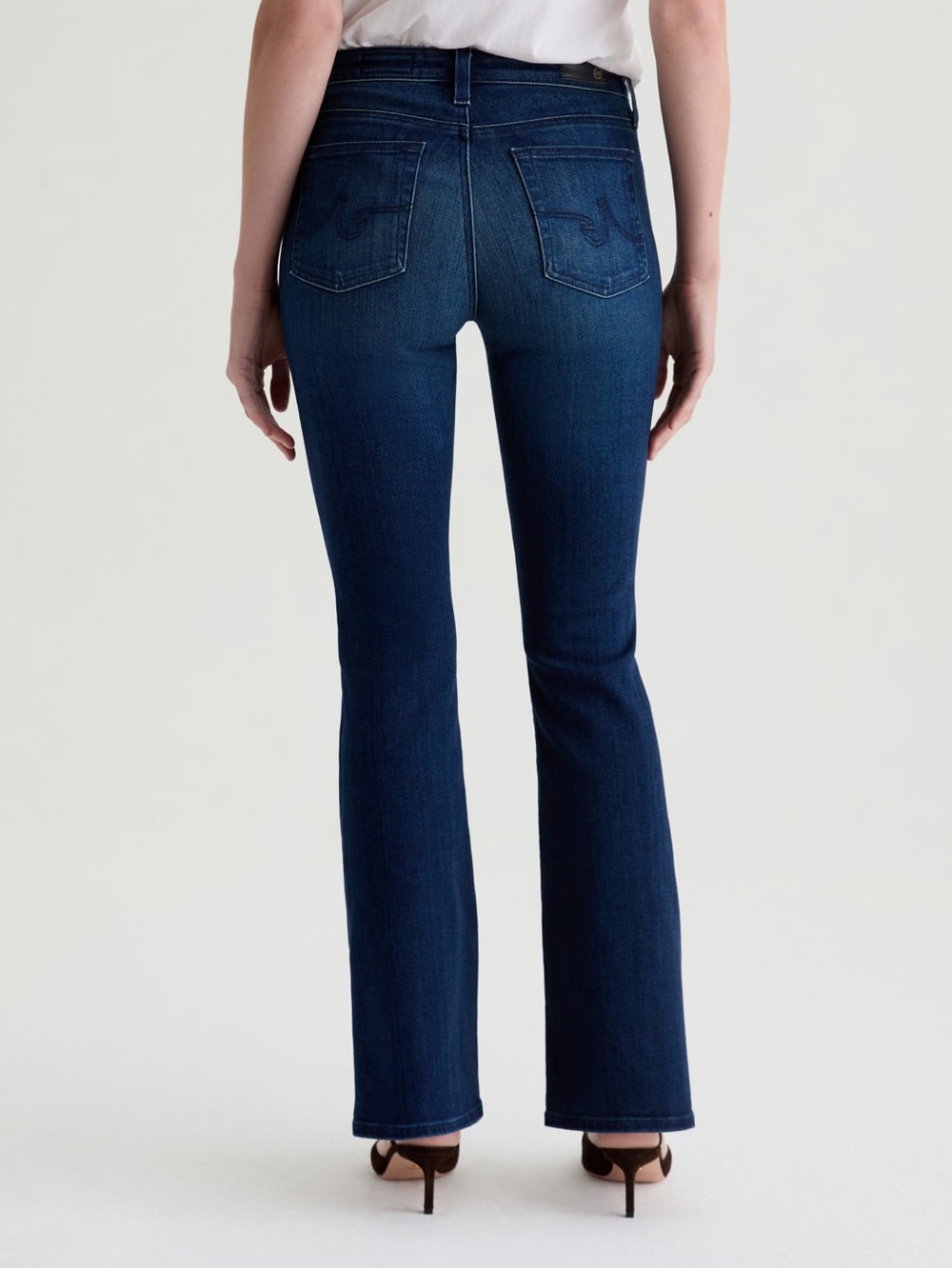 Ag Adriano Goldschmied Dark Blue Flare Jeans